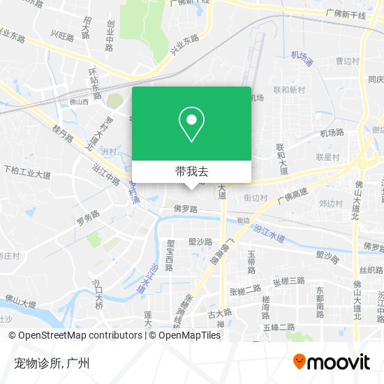 宠物诊所地图