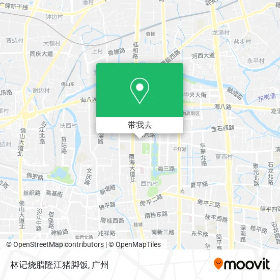 林记烧腊隆江猪脚饭地图