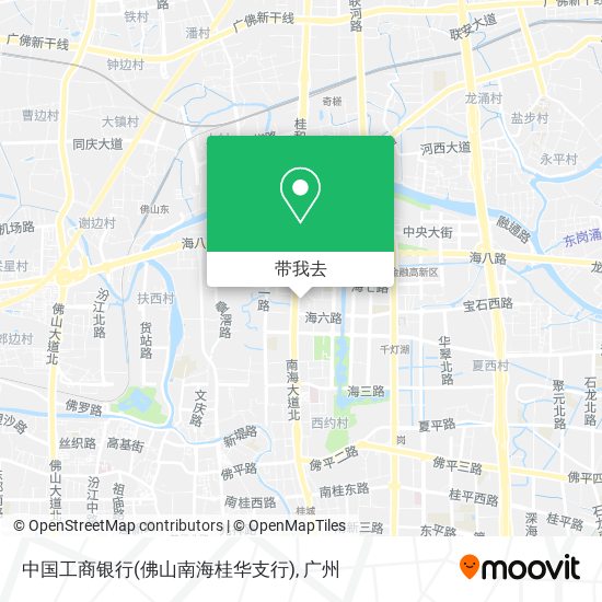 中国工商银行(佛山南海桂华支行)地图