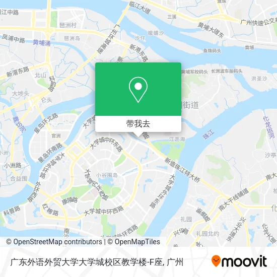 广东外语外贸大学大学城校区教学楼-F座地图