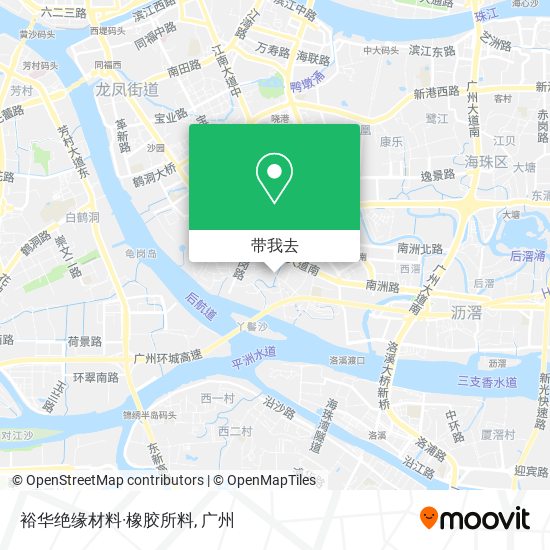 裕华绝缘材料·橡胶所料地图