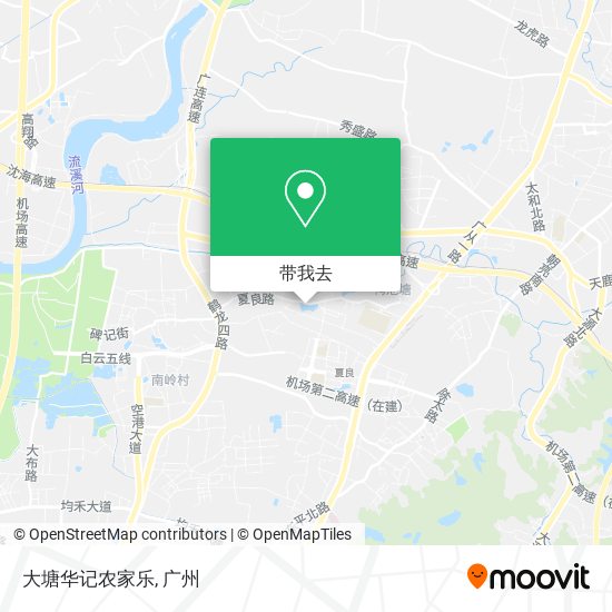 大塘华记农家乐地图