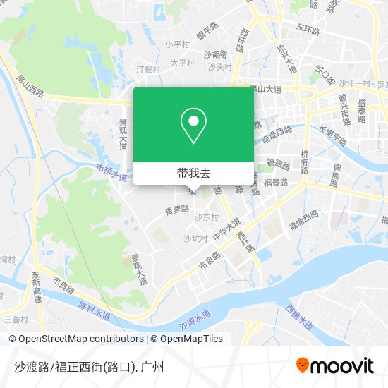 沙渡路/福正西街(路口)地图