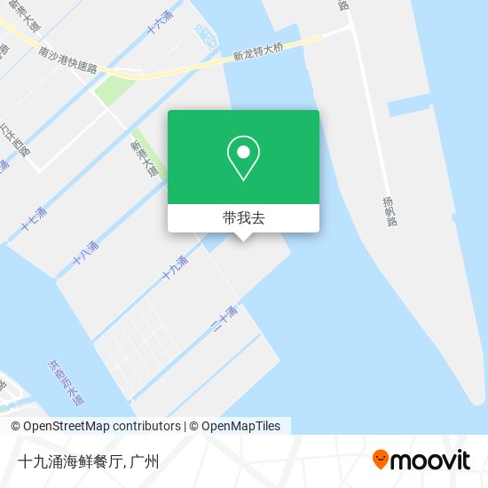 十九涌海鲜餐厅地图