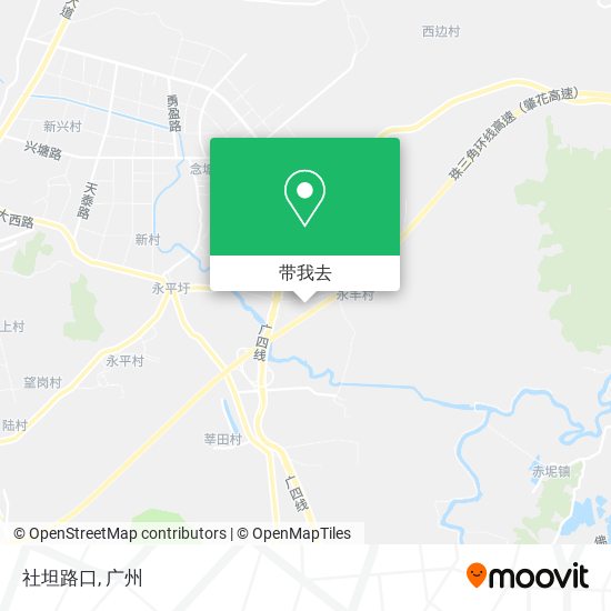 社坦路口地图