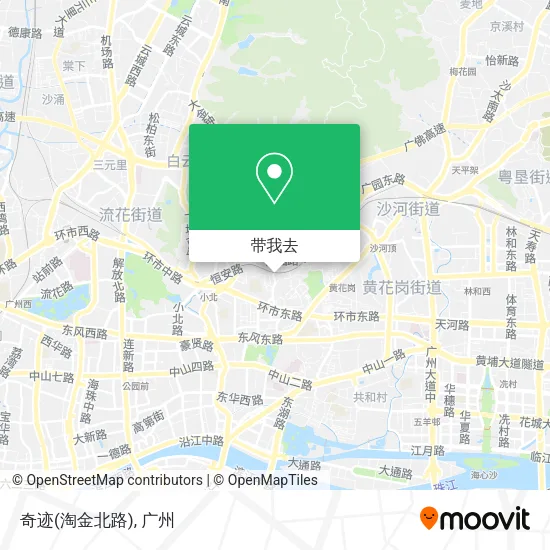 奇迹(淘金北路)地图