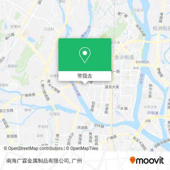 南海广霖金属制品有限公司地图