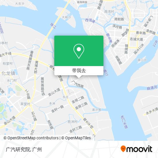 广汽研究院地图