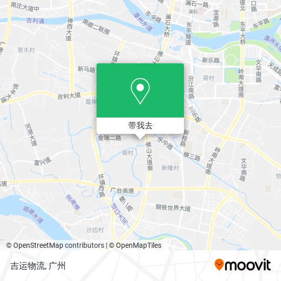 吉运物流地图