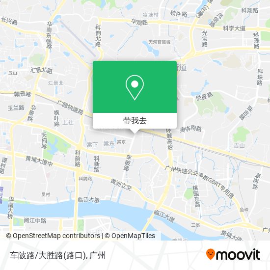 车陂路/大胜路(路口)地图