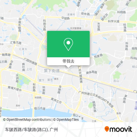车陂西路/车陂路(路口)地图