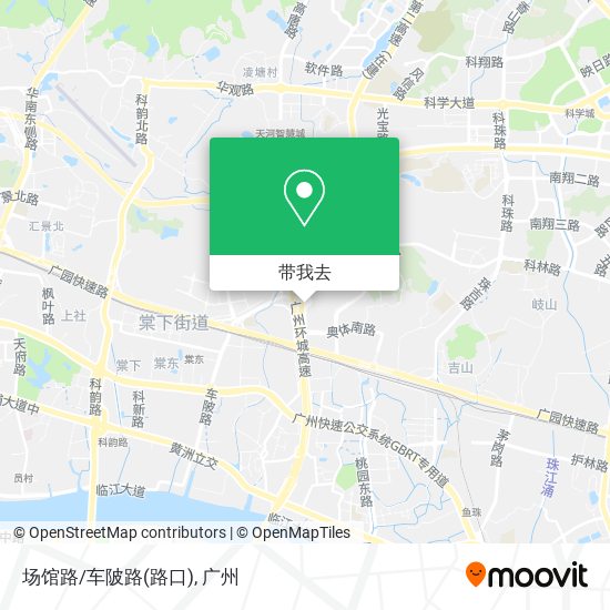 场馆路/车陂路(路口)地图