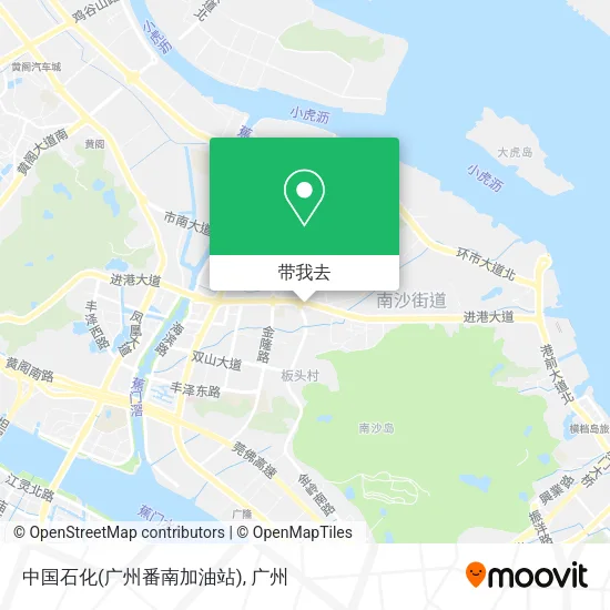 中国石化(广州番南加油站)地图