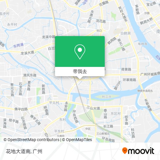 花地大道南地图