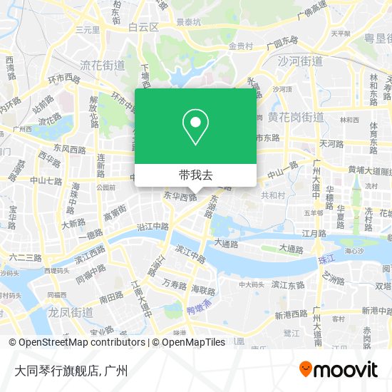 大同琴行旗舰店地图