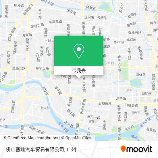 佛山塞通汽车贸易有限公司地图