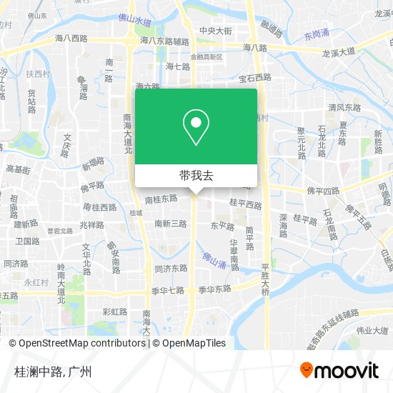 桂澜中路地图