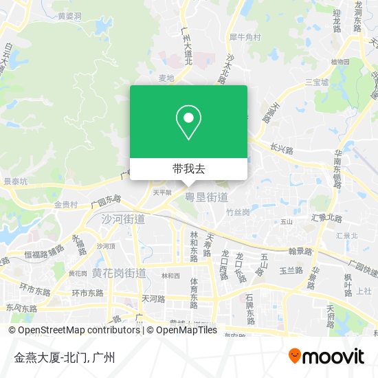 金燕大厦-北门地图
