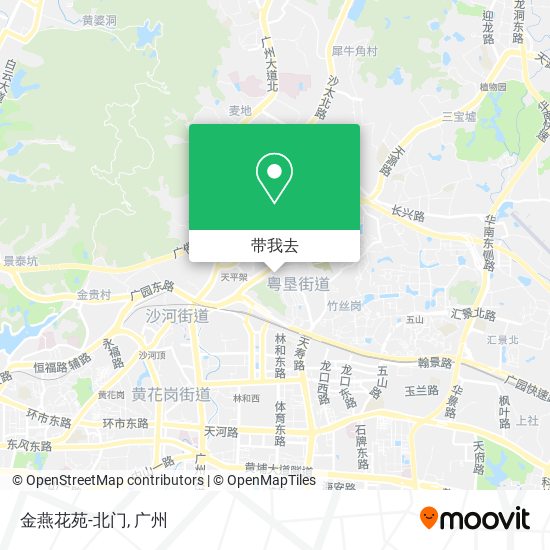 金燕花苑-北门地图