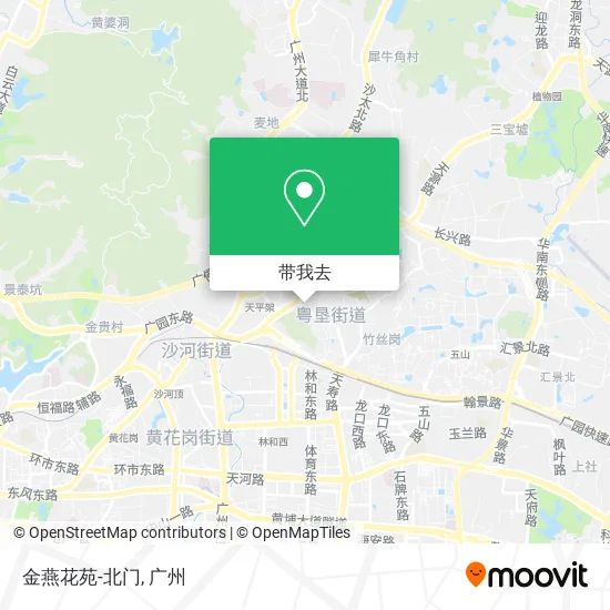 金燕花苑-北门地图