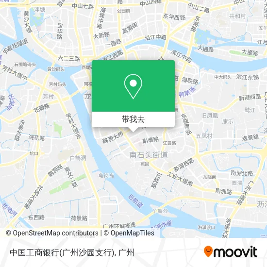 中国工商银行(广州沙园支行)地图