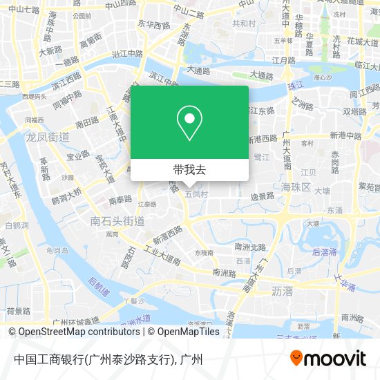 中国工商银行(广州泰沙路支行)地图