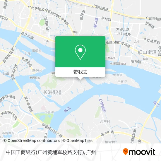 中国工商银行(广州黄埔军校路支行)地图