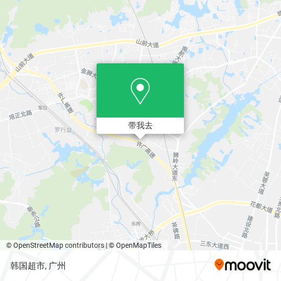韩国超市地图