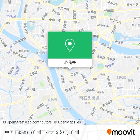 中国工商银行(广州工业大道支行)地图