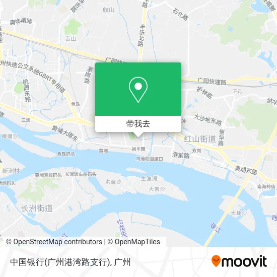 中国银行(广州港湾路支行)地图