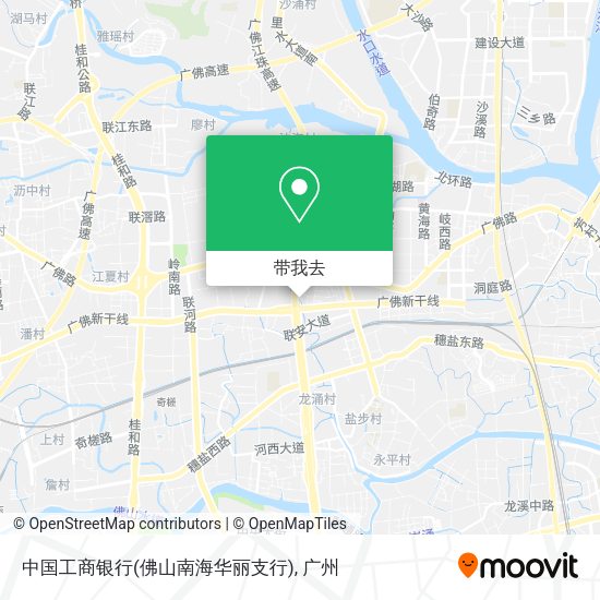 中国工商银行(佛山南海华丽支行)地图
