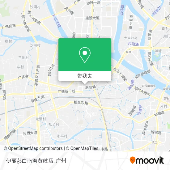 伊丽莎白南海黄岐店地图