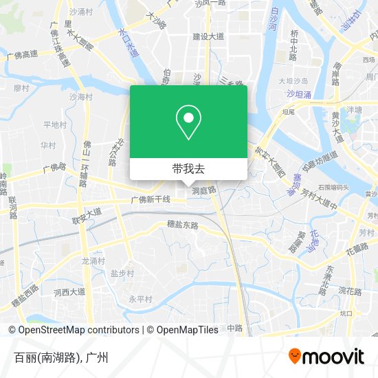 百丽(南湖路)地图