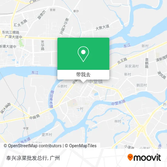 泰兴凉菜批发总行地图