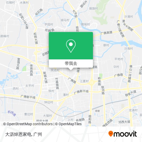 大沥焯恩家电地图