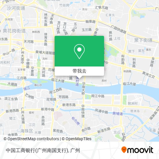 中国工商银行(广州南国支行)地图