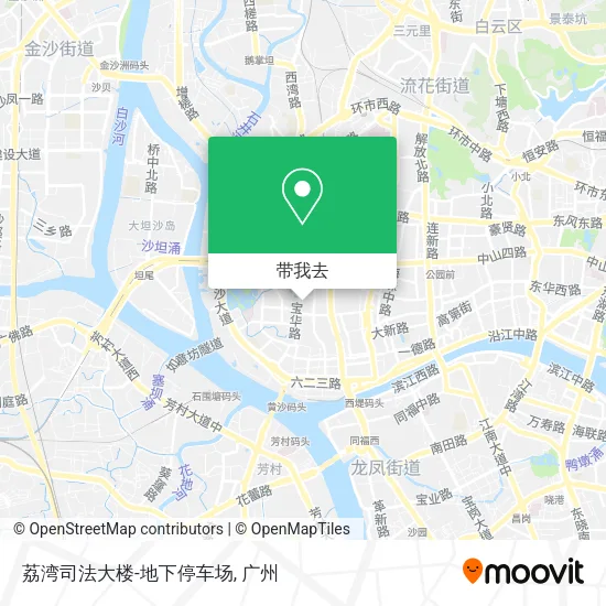 荔湾司法大楼-地下停车场地图