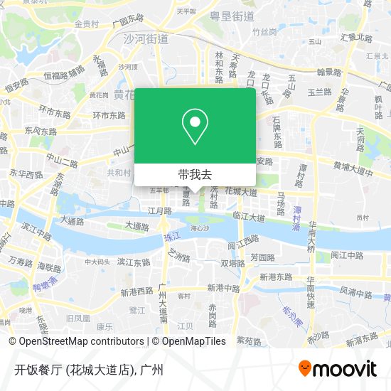 开饭餐厅 (花城大道店)地图
