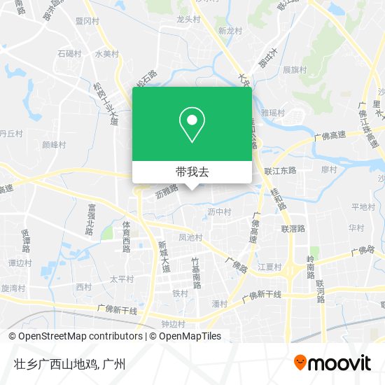 壮乡广西山地鸡地图