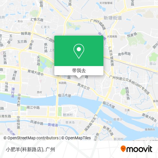小肥羊(科新路店)地图