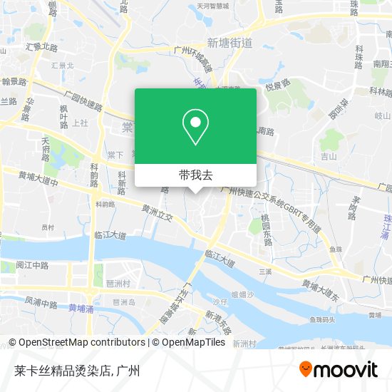 莱卡丝精品烫染店地图
