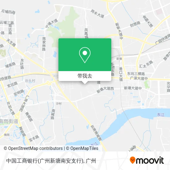 中国工商银行(广州新塘南安支行)地图