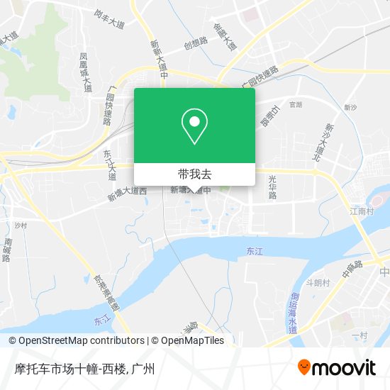 摩托车市场十幢-西楼地图