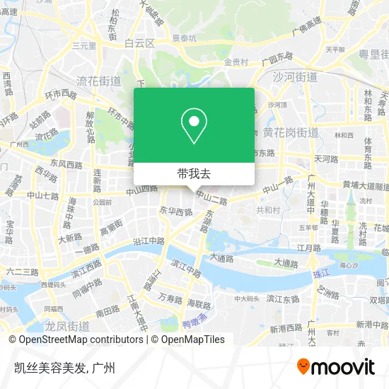 凯丝美容美发地图