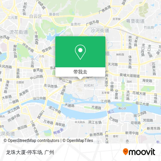 龙珠大厦-停车场地图