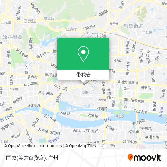 匡威(美东百货店)地图