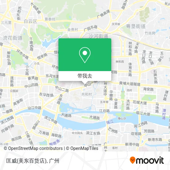 匡威(美东百货店)地图