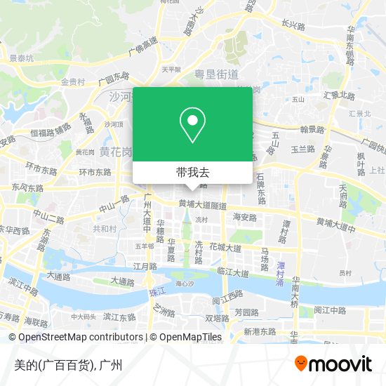 美的(广百百货)地图