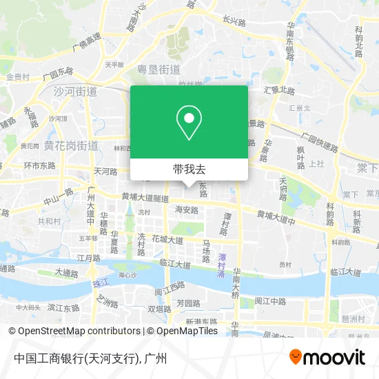 中国工商银行(天河支行)地图