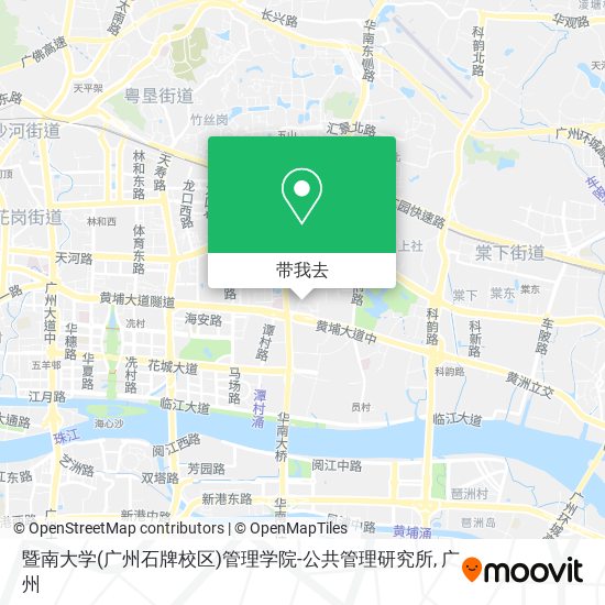 暨南大学(广州石牌校区)管理学院-公共管理研究所地图